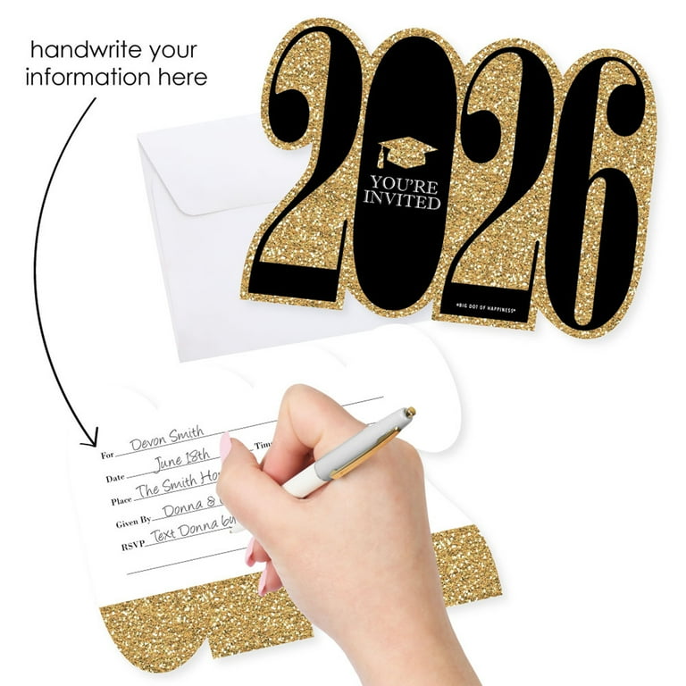 what to write in a grad party card Graduation Party Card