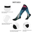 thumbnail image 5 of Pofeuu Fantasy Mushrooms Print Compression Socks for Women & Men Circulation - Best Support for Nurses,Running,Athletic,Sports, 5 of 7