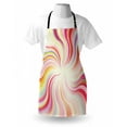 thumbnail image 3 of Pastel Apron Abstract Sunburst Design Wavy Lines Sixties Seventies Style Psychedelic Retro Rays, Unisex Kitchen Bib Apron with Adjustable Neck for Cooking Baking Gardening, Multicolor, by Ambesonne, 3 of 3