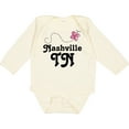 thumbnail image 3 of Inktastic Nashville Girls Long Sleeve Baby Bodysuit, 3 of 5