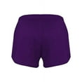 thumbnail image 2 of Alleson Athletic B14885675 Youth B-Core Track Shorts, Purple - Large, 2 of 2