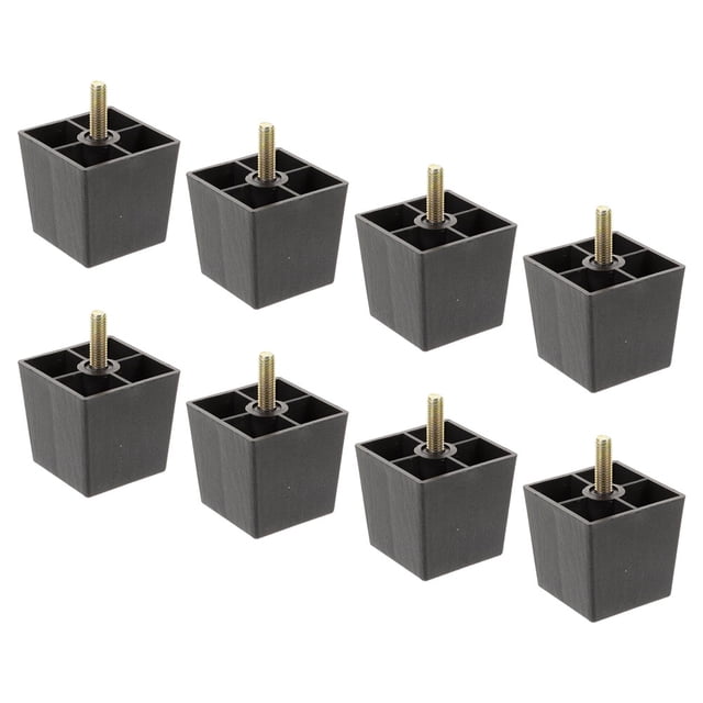 FOMIYES 8Ud Patas Extensibles Para Sofá Y Negras Con Ajuste De Altura Y Montaje Sencillo
