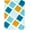 Blue, variant on Well Woven San Francisco Posh Brown Modern Geometric Trellis 5'3" x 7'3" Shag 3D Textured Area Rug