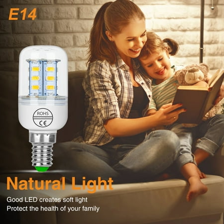 

MyBeauty 3Pcs LED Corn Bulb High Brightness 3000K/6500K E14 CRI 70+ No Flicker Light Bulb for Kitchen