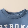 thumbnail image 3 of Coerni Baby Girls Winter Pants Set Long Sleeve Printed Solid Color Ribbed Pullover Solid Color Slim Fit Fashion Cotton Outfits, 3 of 9