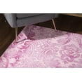 thumbnail image 3 of Addison Nolita Traditional Wool Lipstick Damask Area Rug, 3 of 5