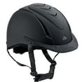 thumbnail image 2 of OVATION Adult Unisex Deluxe Schooler S/M Black-Black Vents Riding Helmet w/Hair Net, 2 of 5
