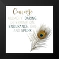 thumbnail image 2 of Bailey, Ann 20x20 Black Modern Framed Museum Art Print Titled - Courage, 2 of 5