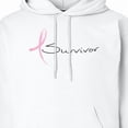 thumbnail image 3 of Inktastic Breast Cancer Survivor Pink Ribbon Adult Hoodie Sweatshirt, 3 of 4
