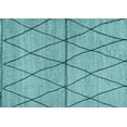 thumbnail image 1 of Ahgly Company Indoor Rectangle Abstract Light Blue Modern Area Rugs, 7' x 10', 1 of 4