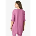 thumbnail image 2 of Roaman's Women's Plus Size Zip Front Ultrasmooth Fabric Tunic, 2 of 3