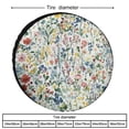 thumbnail image 2 of Camping Spare Tire Cover 15inch Spring Summer Floral Wheel Protectors Weatherproof Spring Pink Flowers Fit for Trailers SUV Off-Road Vehicle Camper And Trucks, 2 of 8
