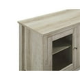 thumbnail image 3 of 58" MDF Traditional Electric Fireplace TV Stand - White Oak, 3 of 9