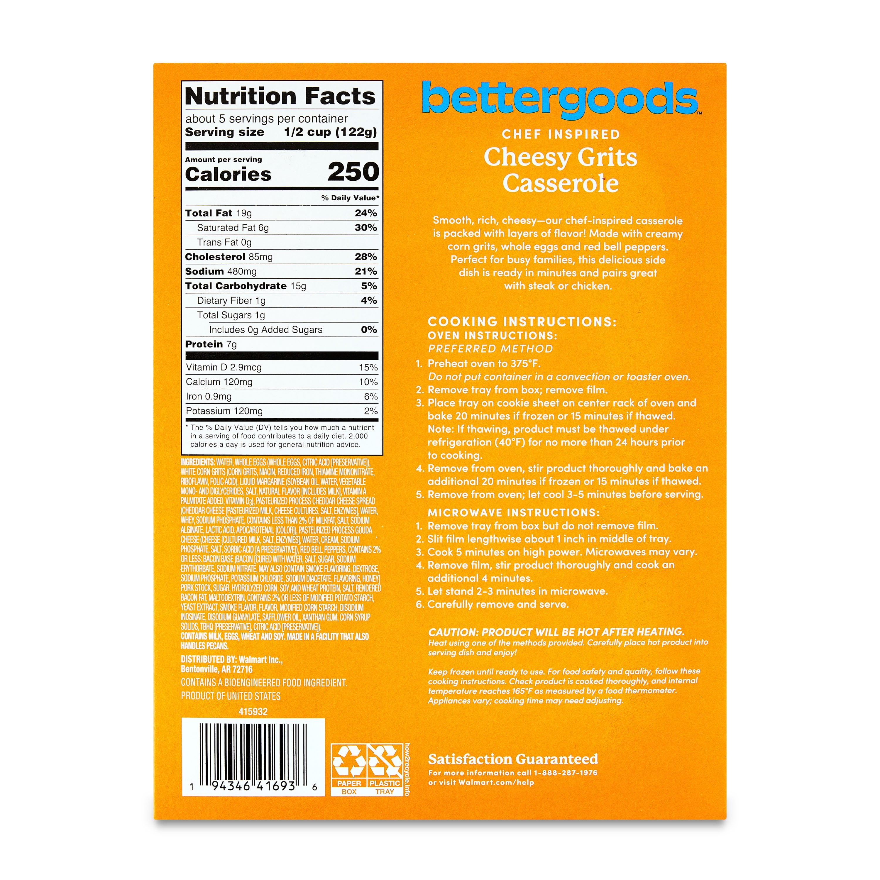 bettergoods Cheesy Grits Casserole, 20 oz