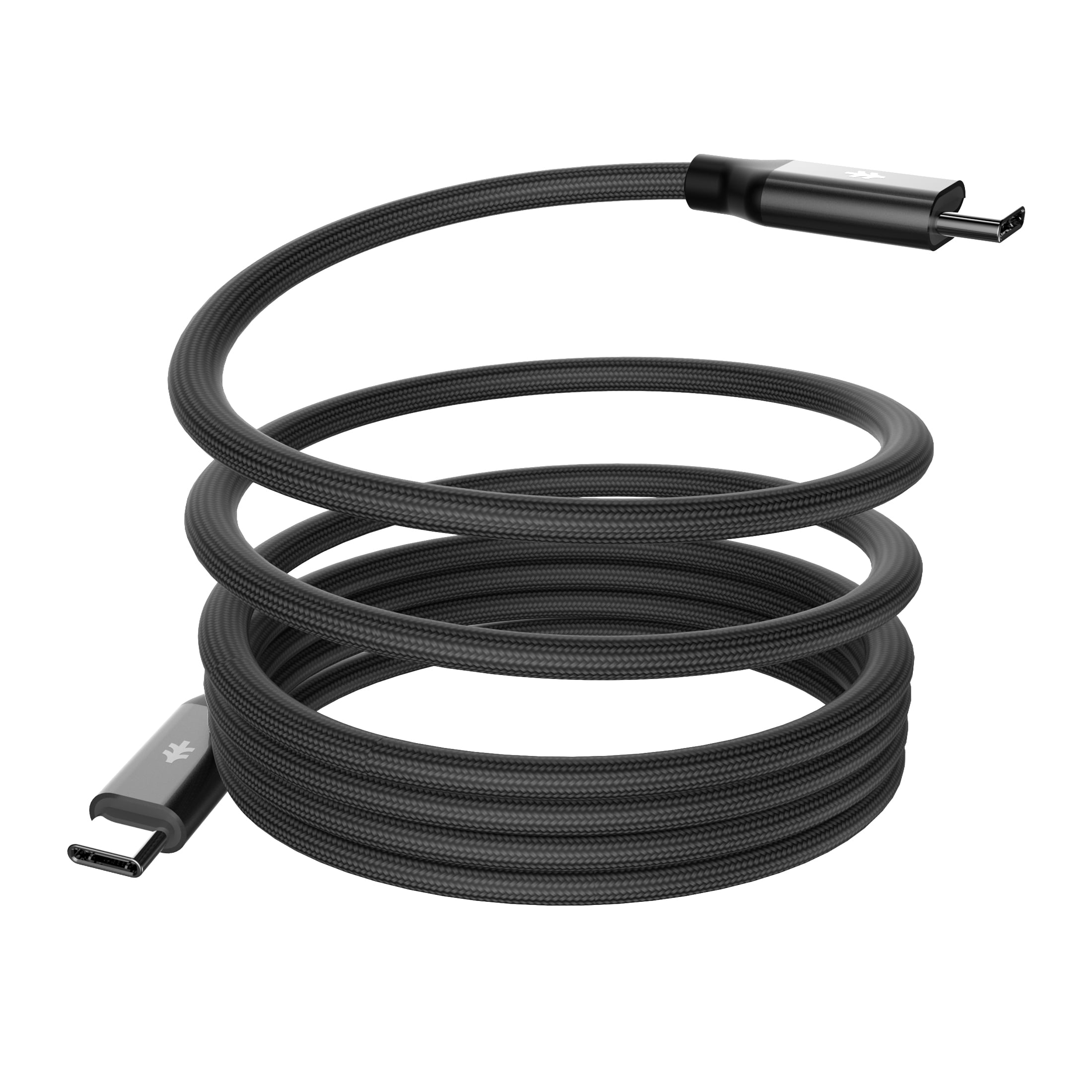 Swiss Tech Kabel M240 6 ft 240W Magnetic Self-Coiling USB-C Charging Cable