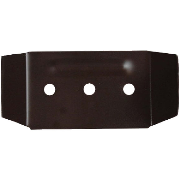 Spectra Metals Downspout Clip 3DPCLIPRTB - Aluminum, Brown - 2" x 3"