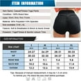 thumbnail image 7 of Yoga Shorts Gym High Waist Pants for Ladies Shorts Leggings Fitness Sportswear,Purple,L, 7 of 7