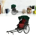 thumbnail image 1 of Rickshaw Model, Retro Rickshaw Model Simulation Alloy Unique Exquisite Workmanship  for Store for Children's Toys Red,Black, 1 of 7