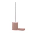 thumbnail image 1 of Cepillo de inodoro para colgar en la pared con mango largo Herramienta de limpieza para baño con base de almacenamiento perforada Inevent HA7878-03B, 1 of 6