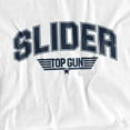 thumbnail image 2 of Top Gun T-Shirt Slider Varsity Unisex Graphic Tee for Men & Women, 2 of 7