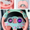 thumbnail image 4 of Driving Steering Wheel Toy With Flashing Lights and Music Education Development Driver and Ã§Â²ÂÃ¨ÂÂ², 4 of 8