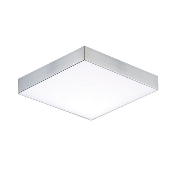 Maxim 57665Wt Trim 5" Wide Integrated Led Flush Mount Ceiling Fixture - Chrome