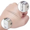 thumbnail image 3 of KAKOWELY Eyebrow Ruler 2Pcs Convenient Eyebrow Drawing Rulers Simple Eyebrow Drawing Auxiliary Tools1.77"X1.77"X0.71", 3 of 5