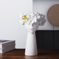 thumbnail image 3 of Garden , Shaped Cartoon Flower Vase, Resin Vase Statue Dressing Tables Storage Container, Decor - White, 3 of 8
