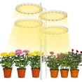 thumbnail image 1 of Led Grow Light Full Spectrum - Small Plant Grow Lights Indoor Ring Flower Fill Light Adjustable Angel Ring Plant Growth Lamp Automatic Timer for Small Plant Lights, 1 of 8