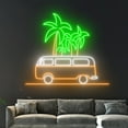 thumbnail image 4 of Handmadetneonsign Camping Van Neon Sign, Camper Led Sign, Beach Camp Led Light, Tropical Island, 4 of 5