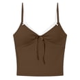 thumbnail image 6 of Fashion Lace Trim Layered Camisole With Bow Detail Contrast Spaghetti Strap Two Piece Tank Top 3d Print Tops for Women 80s Tops for Women, 6 of 6