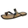 thumbnail image 1 of Cathalem Womens Open Toe House Slippers Strappy Slides Open Toe Slippers,Black 41, 1 of 5
