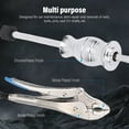 thumbnail image 3 of 9.8 in Locking Pliers, Quick Release Rod Locking Pliers Slide Hammer Puller Easy To Use Robust Steel  for Nail Bolt Pin Removal, 3 of 7