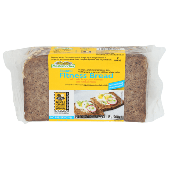 (Pack of 12) Mestemacher Ready-to-Eat Fitness Bread 17.6 Oz
