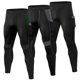 thumbnail image 2 of TFixol 3 paquetes de pantalones de yoga de cintura alta para hombre, deportes de secado rápido, 2 of 8