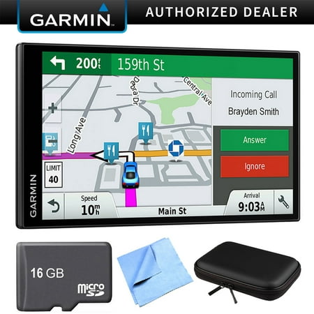 Garmin DriveSmart 61 NA LMT-S Advanced Navigation GPS with Smart Features Travel (Garmin 500 Bundle Best Price)
