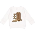 thumbnail image 2 of Inktastic Texas Cowboy Boot Toddler Sweatshirt, 2 of 4
