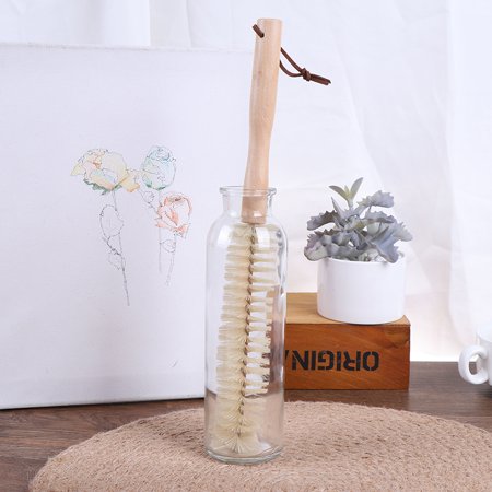 

Japanese Style Wooden Long Handle Beech Cup Brush Bottle Brush Household Brush