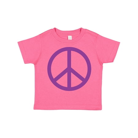 

Inktastic Purple Peace Sign Gift Toddler Boy or Toddler Girl T-Shirt