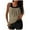 13-khaki swimsuit women, variant on 2 Piece Full Coverage Swimsuits for Women Floral Athleti Crewneck Bathing Suits High Waisted Tummy Control Modest Swimwear Comfy Tankini Top with Shorts Khaki,S