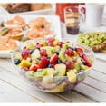 thumbnail image 3 of VeZee Disposable Elegant 60oz Round Clear Plastic Party Snack/Salad Serving Bowls, Also can use to serve Chips, Candies & All : 6 Ct, 3 of 3