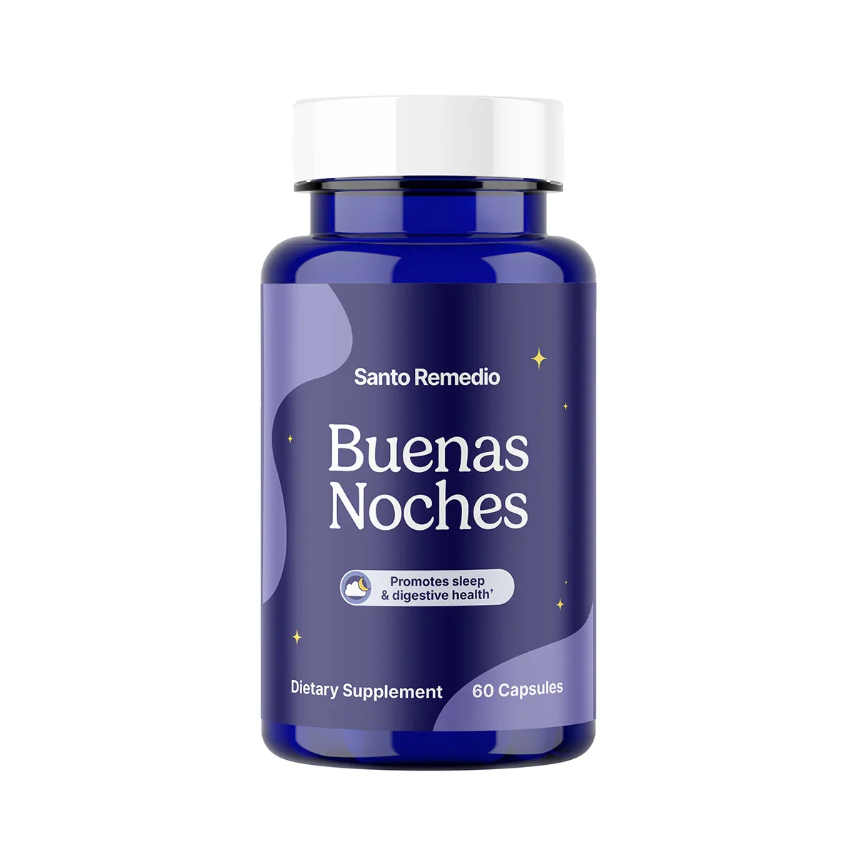 Santo Remedio Buenas Noches, Promotes Sleep, Supports Digestive Health, Contains Zylaria®, DE111® (Probiotics), Melatonin