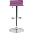 thumbnail image 4 of Home Square Backless Vinyl Upholstery Bar Stool in Purple - Set of 2, 4 of 6