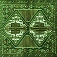 thumbnail image 1 of Ahgly Company Indoor Square Persian Green Traditional Area Rugs, 3' Square, 1 of 1