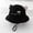 Black, variant on Bucket Hats Cute Cartoon Cat Ear Buckets for Girls Wide Brim Sun Hats for Girls with Adjustable Strap