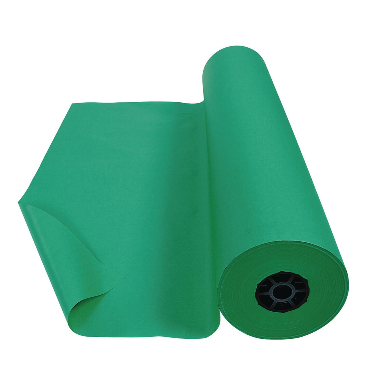 Colorations Arts and Crafts Paper Roll 36" x 1000', Bright Green