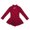 Burgundy, variant on MSemis Little Big Girls Mock Neck Mesh Splice Figure Ice Skating Dress Gymnastics Skirted Leotard