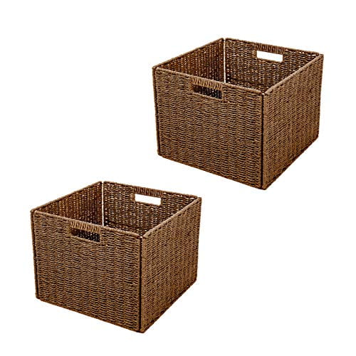 Trademark Innovations Wicker Storage Basket, "Set of 2"
