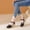 A_ Black, variant on KIJBLAE Plus Size Women's Casual Elevated Wedge Sandals, Solid Round Closed Toe, Thick Platform Sole, Trendy Seaside Vacation Footwear White 41