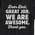thumbnail image 3 of Instant Message - Dear Dad Great Job  - Men's Short Sleeve Graphic T-Shirt, 3 of 6